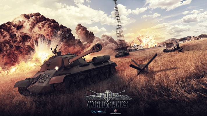 WoT,艺术,爆炸,KV-1,Alexander Malkin,Is-3,坦克世界,坦克