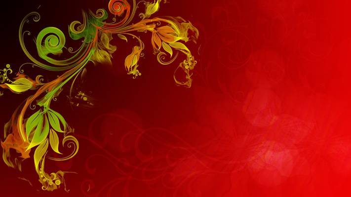 红色,背景,火,花,纹理,植物,眩光,黄色,效果