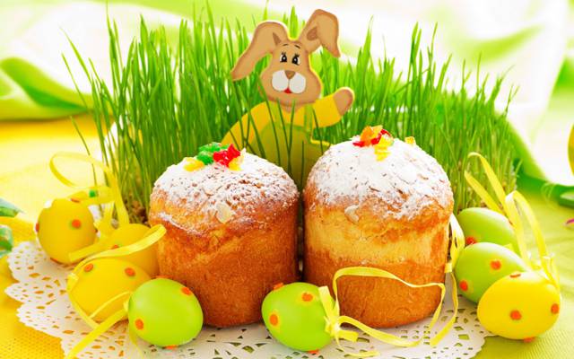 蛋糕,复活节,春天,假期,蛋糕,春天