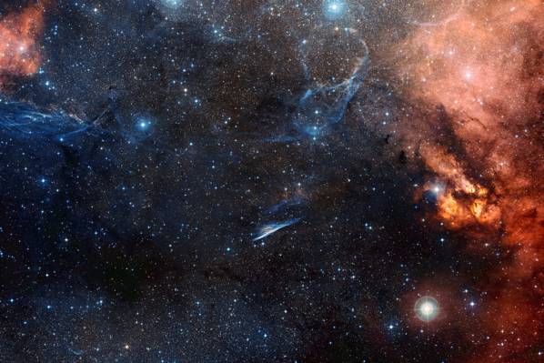 星座维拉,铅笔,铅笔星云,NGC 2736,恒星,星云