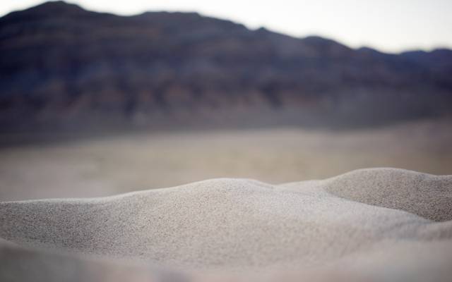 山,沙漠,沙子