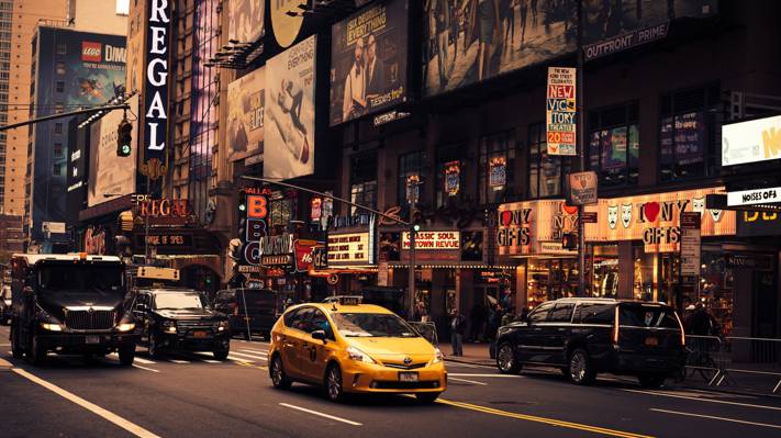 出租车,商店,乐高,人,出租车,汽车,美国,城市景观,城市场景,纽约,街道,牛排...