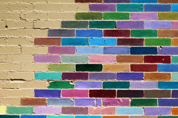 墙,砖,颜色