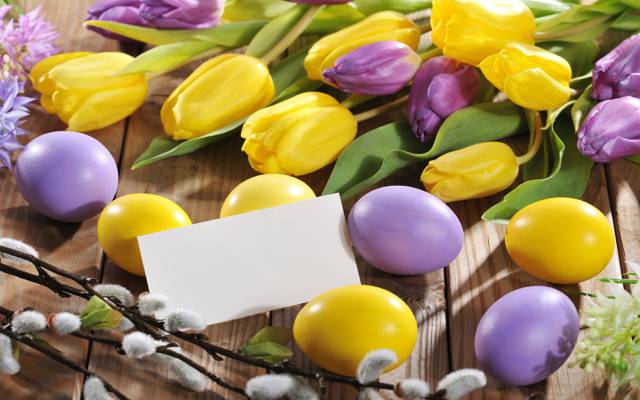鲜花,鸡蛋,春天,鲜花,郁金香,复活节,鸡蛋,复活节