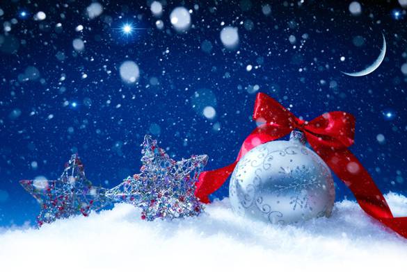 新年,玩具,新年,圣诞节,弓,球,圣诞节,模式,银,星星,红色,假期,雪,...