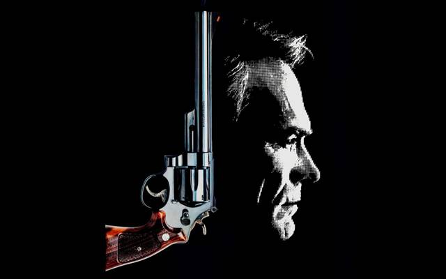 Clint Eastwood, revolver, Harry Callahan, The Dead Pool, Smith & Wesson, classic, face, 19