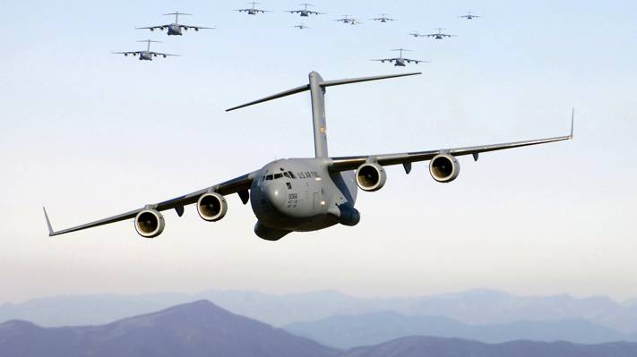 飞机支援,AC-130,群山,舰队,天空,洛克希德