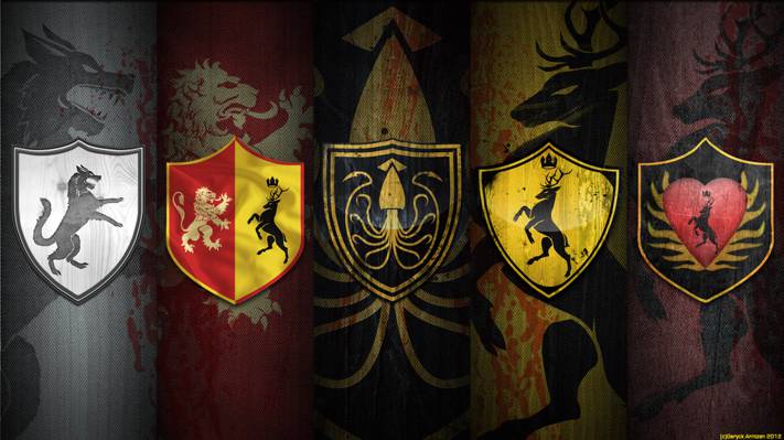 Greyjoy,Greyjoy,鹿,权力的游戏,五王之战,战争的...