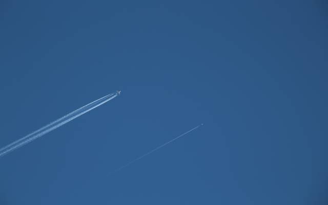 极简主义,天空,飞机