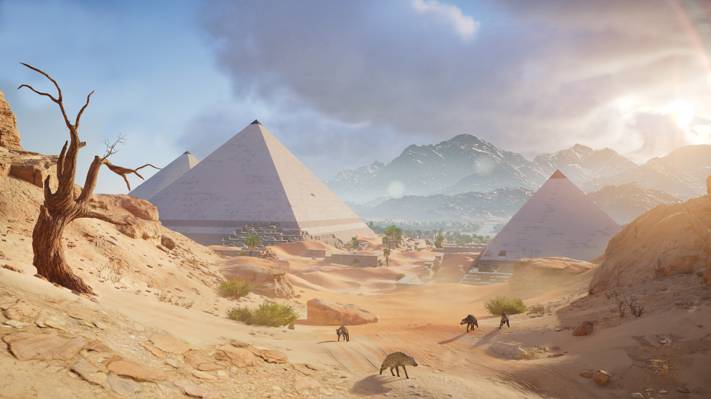 刺客信条：起源,金字塔,沙漠,埃及,沙地