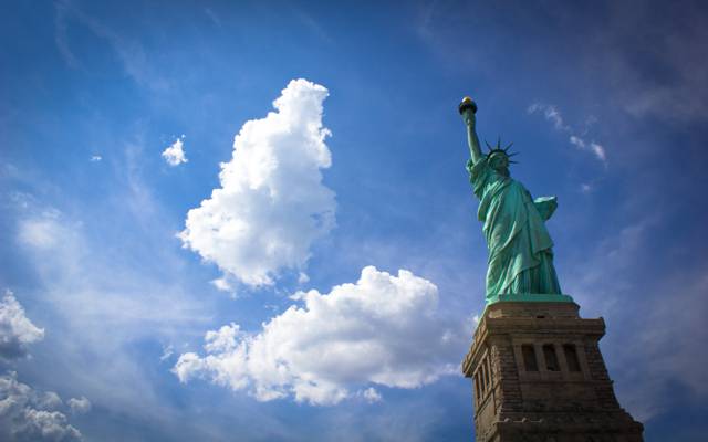 纽约,自由女神像,自由女神像,纽约,美国,美国