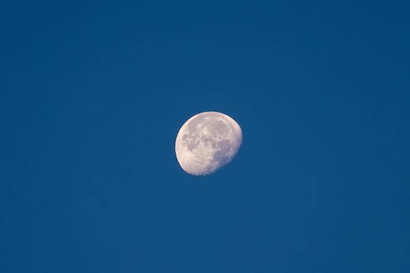 月亮,无限,蓝色,空间