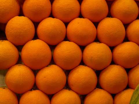 橙色的柑橘图片