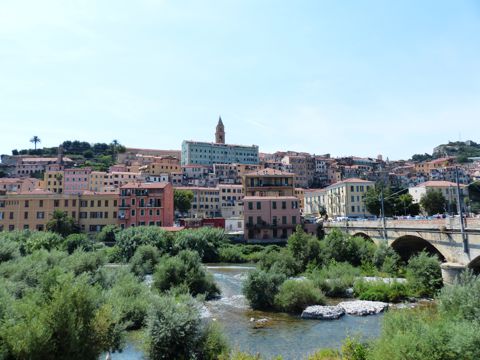 意大利小镇建筑景色图片
