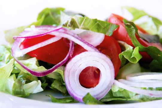 绿色营养蔬菜沙拉