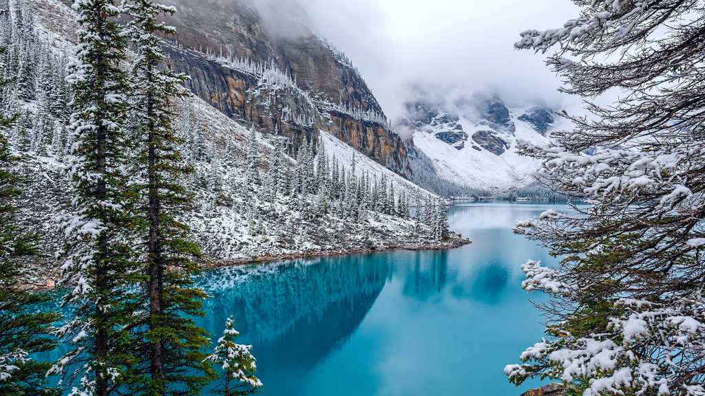 冰碛湖景色图片
