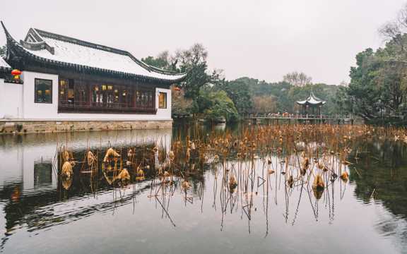 中国古典园林建筑景色图片
