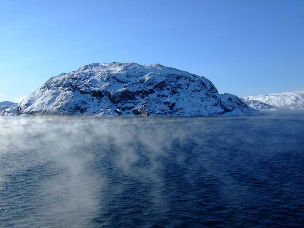 挪威海冰石景观