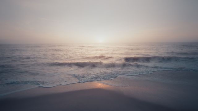 雄伟海洋朝阳图片
