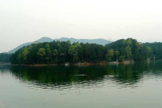 陕西汉中红寺湖景象图片