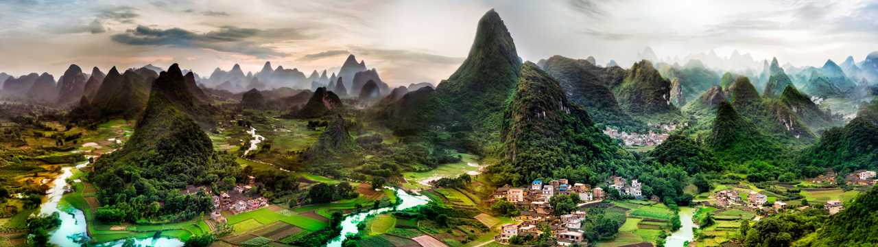 漂亮的广西桂林山川自然风光图片