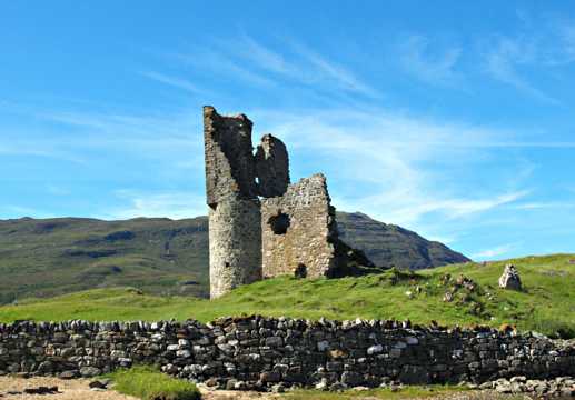英国苏格兰城堡建筑光景图片
