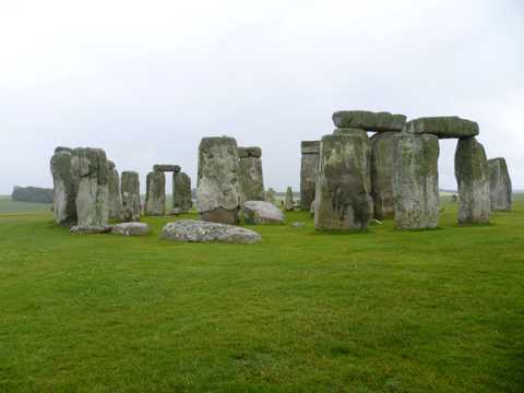 英格兰巨石阵建筑景色图片