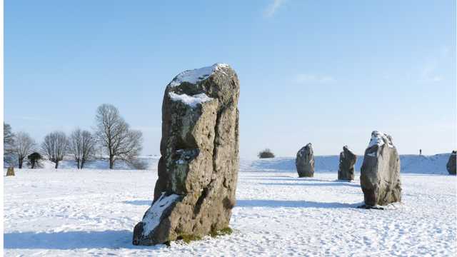 英国巨石阵自然景象图片