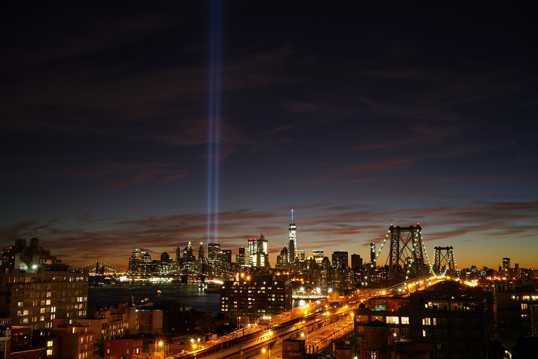 美国纽约都会夜景图片