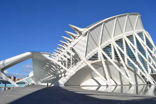 西班牙瓦伦西亚非常的建筑景象图片