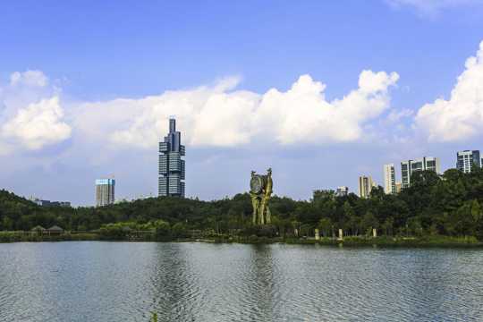 贵州贵阳观山湖公园光景图片
