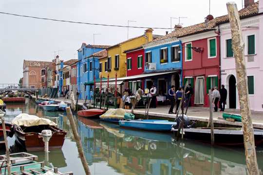 意大利威尼斯穆拉诺岛建筑光景图片