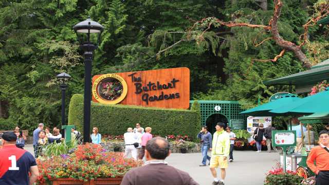 加拿大布查特花园景象图片