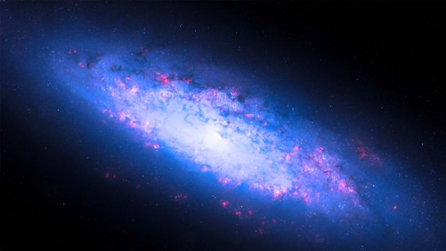 唯美宇宙银河光景图片