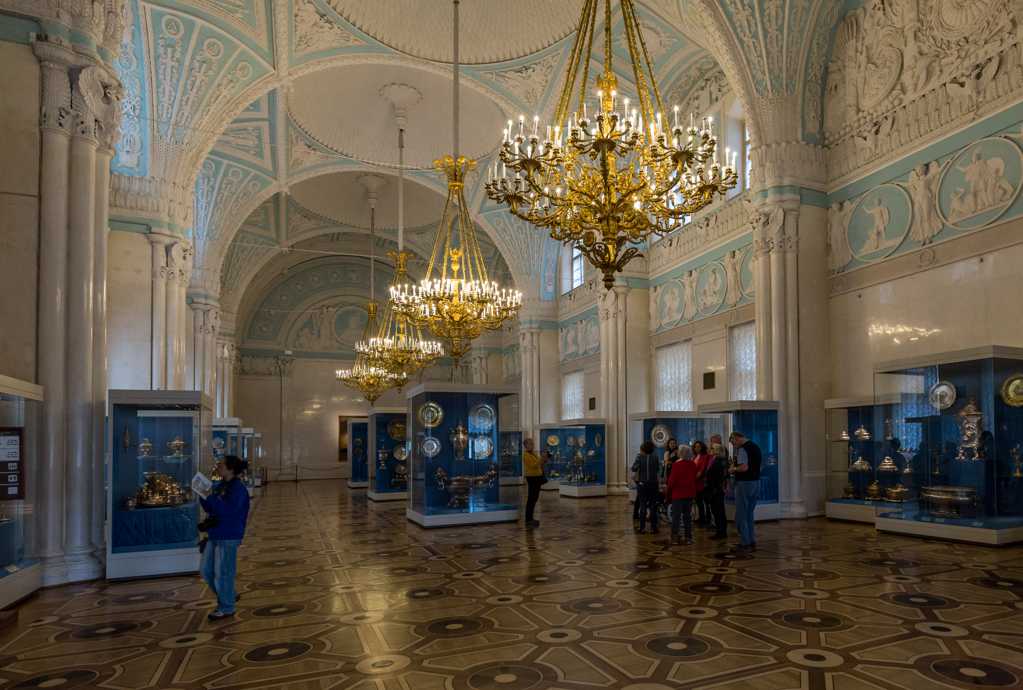 俄罗斯冬宫博物馆建筑景象图片