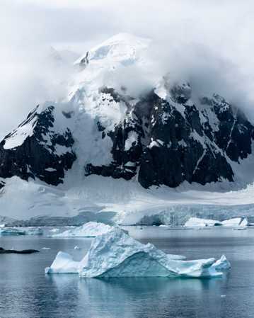 冰川雪山景色图片