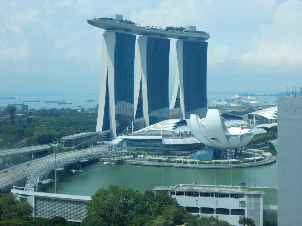 新加坡滨海湾金沙酒店建筑景色图片