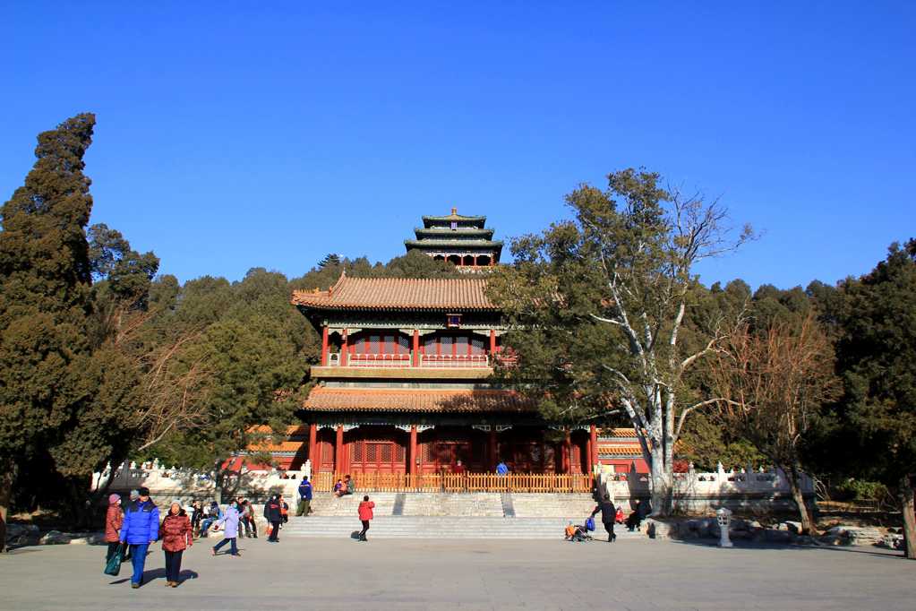 北京景山景物图片