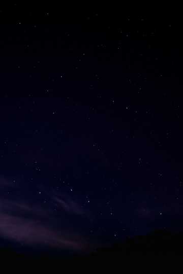 恬静夜色夜空图片