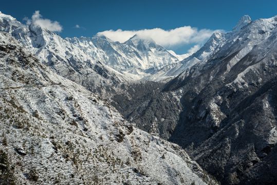 珠穆朗玛峰自然风光图片
