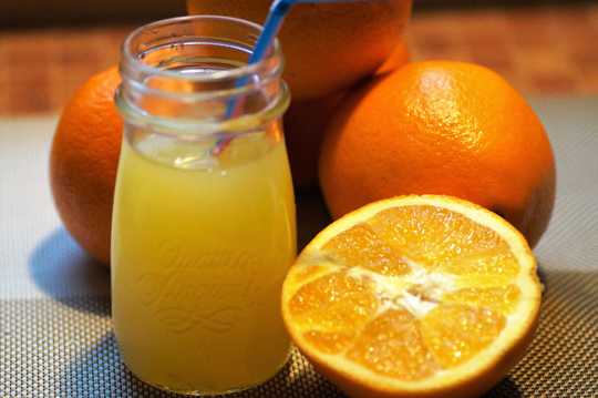 酸甜的橙汁图片