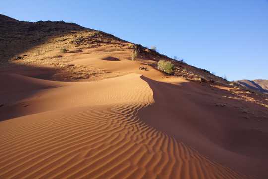 非洲沙堆荒漠景观图片