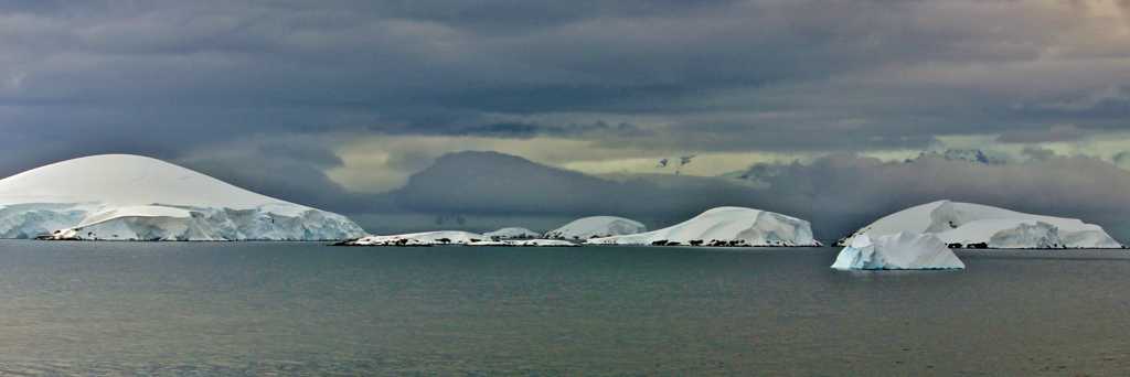 南极洲的雪景图片
