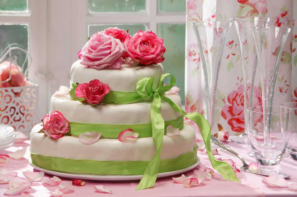 玫瑰花蛋糕图片