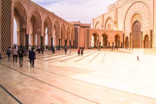 摩洛哥王国哈桑二世清真寺光景