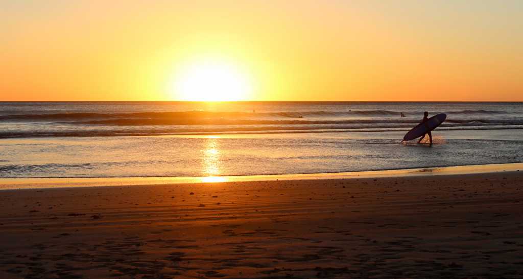 早晨海滨的朝阳图片