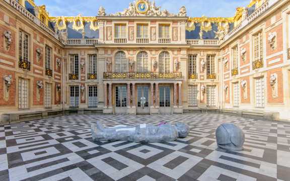 壮丽的法国凡尔赛宫建筑景致图片