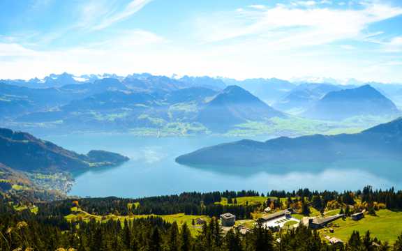人间天堂瑞士自然景象图片