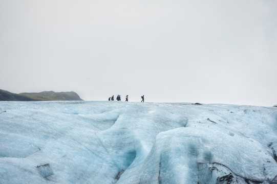冰岛瓦特纳冰川景致图片