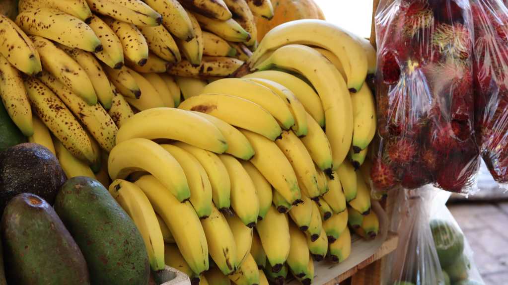 水果摊的香蕉图片